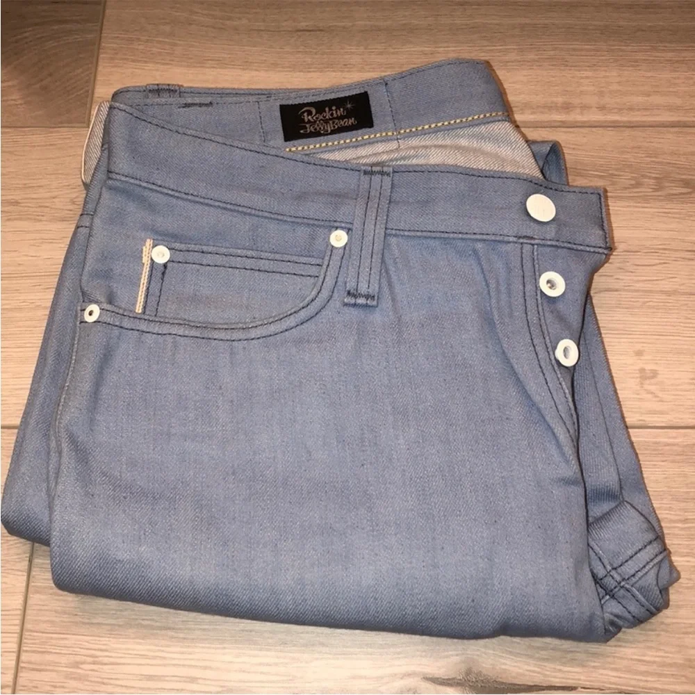 Vintage Big John BJxRJB Tapered Selvedge Skinny Jean - Picture 4 of 15